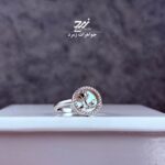 انگشتر نقره زنانه طرح گل