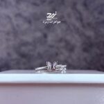 انگشتر نقره زنانه طرح پروانه