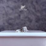 انگشتر نقره زنانه تک نگین