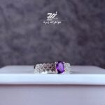 انگشتر نقره زنانه آمیتیست