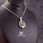 گردنبند نقره زنانه جواهری الکساندریت