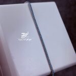 دستبند نقره جواهری طرح تنیسی