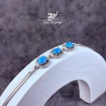 دستبند نقره جواهری فیروزه نیشابور