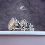ست انگشتر زنانه مردانه عقیق نباتی یمنی