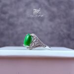 انگشتر نقره زنانه چشم گربه