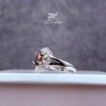 انگشتر نقره زنانه گارنت