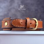 دستبند نقره عقیق کبدی چرم طبیعی درجه یک