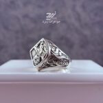 انگشتر نقره مردانه طرح خیبر