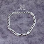 دستبند نقره مردانه طرح کارتیر کار ترک