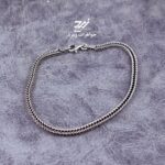 دستبند نقره مردانه طرح ماری کار ترک