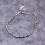 دستبند نقره جواهری مردانه طرح کرال کار ترک