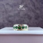 حلقه نقره مردانه زمرد زامبیا