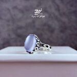 انگشتر نقره مردانه عقیق سوسنی