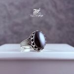انگشتر نقره مردانه حدید