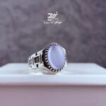 انگشتر نقره مردانه عقیق سوسنی