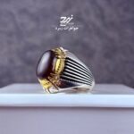 انگشتر نقره مردانه عقیق یمنی جزء