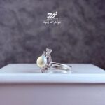 انگشتر نقره زنانه مروارید پرورشی اصل