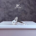 انگشتر نقره زنانه مروارید پرورشی اصل