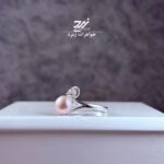 انگشتر نقره زنانه مروارید پرورشی اصل