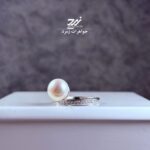 انگشتر نقره زنانه مروارید پرورشی اصل