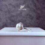 انگشتر نقره زنانه مروارید پرورشی اصل