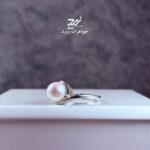 انگشتر نقره زنانه مروارید پرورشی اصل