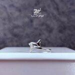 انگشتر نقره زنانه طرح ماهی