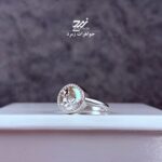 انگشتر نقره زنانه طرح گل