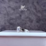 انگشتر نقره زنانه تک نگین