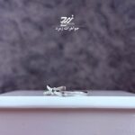انگشتر نقره زنانه طرح x