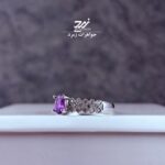 انگشتر نقره زنانه آمیتیست