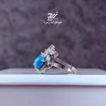 انگشتر نقره زنانه فیروزه نیشابور