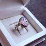 انگشتر نقره مردانه عقیق سوسنی حکاکی یا رقیه