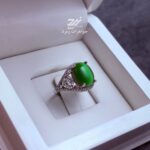 انگشتر نقره زنانه چشم گربه