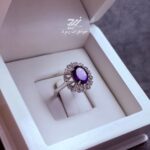 انگشتر نقره زنانه آمیتیست
