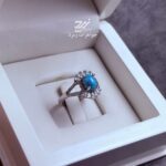 انگشتر نقره زنانه فیروزه نیشابور
