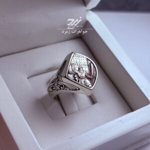 انگشتر نقره مردانه طرح خیبر