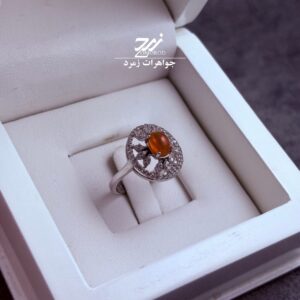 انگشتر نقره زنانه اپال اتیوپی
