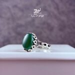 انگشتر نقره مردانه عقیق سبز