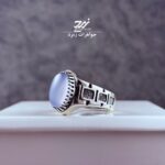 انگشتر نقره مردانه عقیق سوسنی