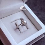 انگشتر نقره زنانه مروارید پرورشی اصل