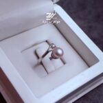 انگشتر نقره زنانه مروارید پرورشی اصل