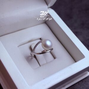 انگشتر نقره زنانه مروارید پرورشی اصل