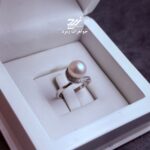 انگشتر نقره زنانه مروارید پرورشی اصل