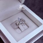 انگشتر نقره زنانه طرح پروانه