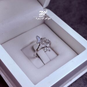 انگشتر نقره زنانه طرح پروانه