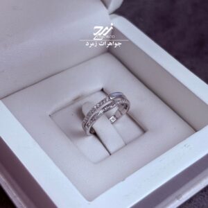 انگشتر نقره زنانه جواهری