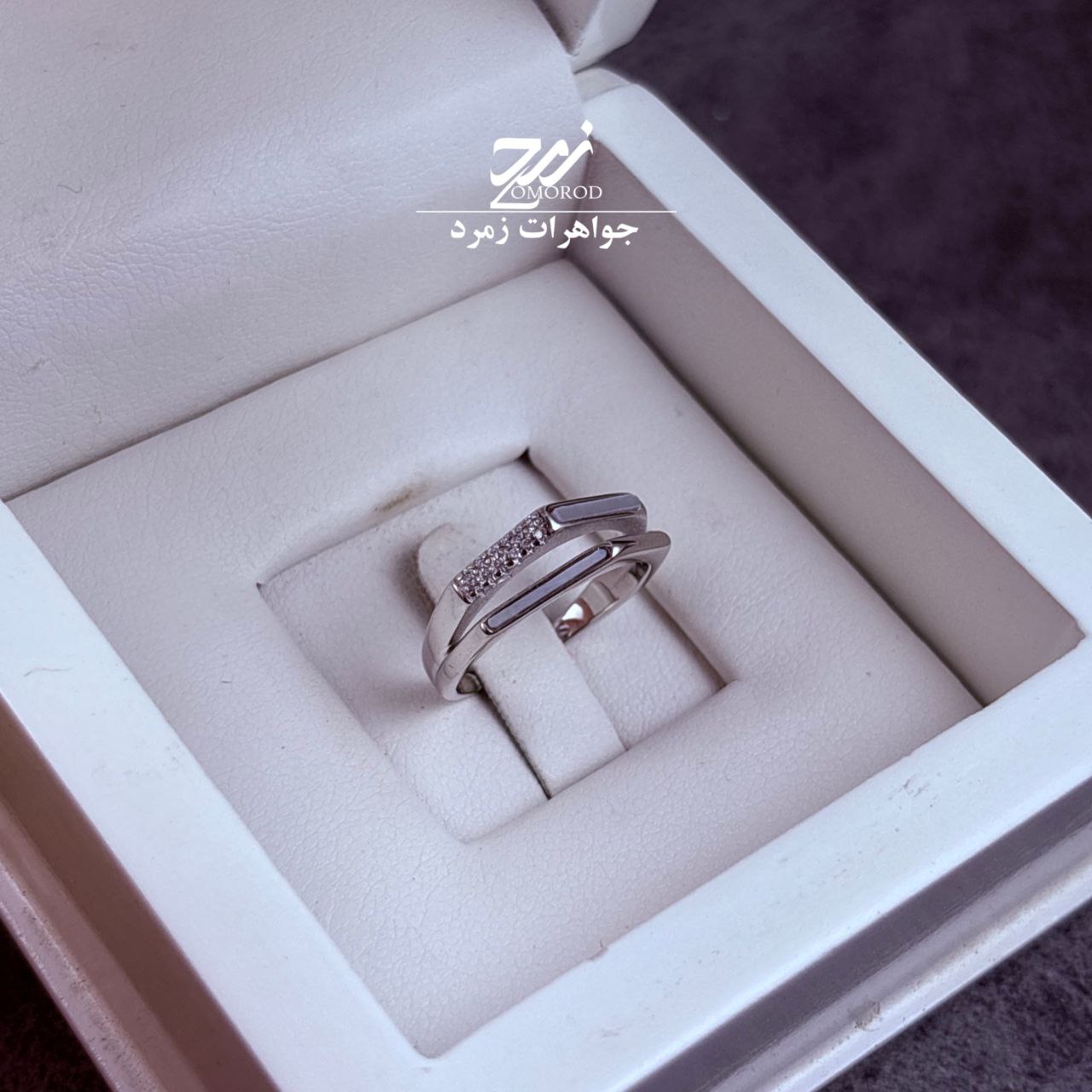 انگشتر نقره زنانه جواهری انگشتر نقره زنانه جواهری