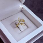 انگشتر نقره زنانه طرح پروانه