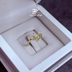 انگشتر نقره زنانه پاپیون